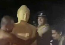 அகற்றப்பட்ட புத்தர் சிலை அதே இடத்தில் வைக்கப்படும் ; பாதுகாப்பு அமைச்சரின் அதிரடி அறிவிப்பு